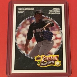 Pedro Martinez [Charcoal] #106 2008 Upper Deck Baseball Heroes Baseball Card